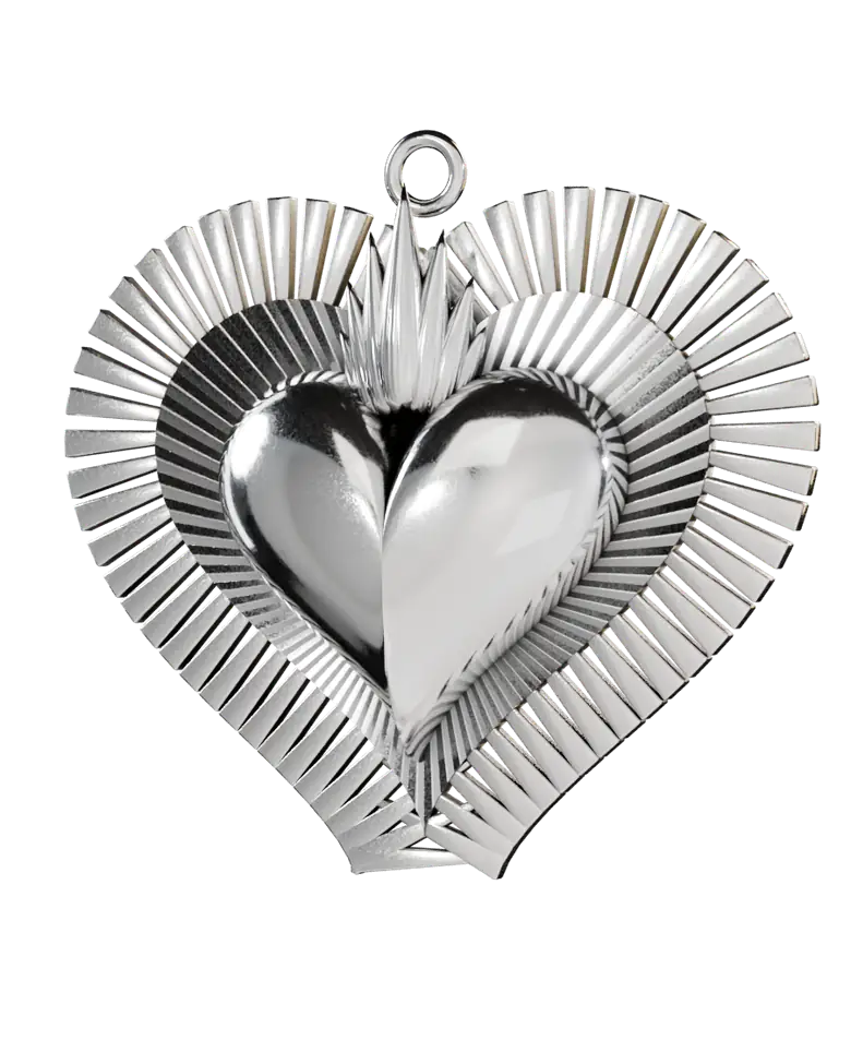 Silver Sacred Heart
